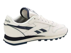 Tenis Reebok Classic Leather Blanco y Azul para Hombre