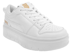 Tenis K-SWISS Nindu Blanco y Dorado para Mujer