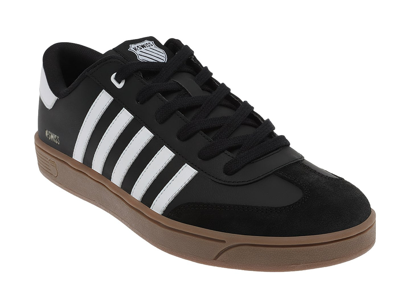 Tenis K-Swiss Francis Court Negro y Blanco para Hombre | Calzzapato