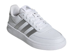 Tenis Adidas Breaknet 2.0 Blanco y Plata para Mujer