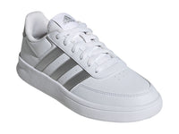 Tenis Adidas Breaknet 2.0 Blanco y Plata para Mujer