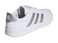 Tenis Adidas Breaknet 2.0 Blanco y Plata para Mujer