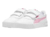 Tenis PUMA Carina 2.0 V Blanco y Rosa para Niña
