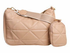 Bolsa Felianna Semilunar Color Kakhy para Mujer