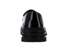 Mocasines Platini de Charol Negro para Mujer