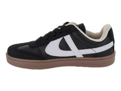 Tenis Panam Negro con Blanco para Niño