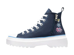Tenis Converse Chuck Taylor All Star Lugged Lift Azul para Niña