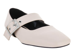 Zapatos Planos Roze Beige para Mujer
