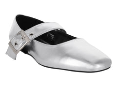 Zapatos Planos ROZE Color Plata para Mujer