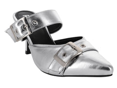 Sandalias Mule ROZE Plata para Mujer