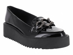 Mocasines de Charol Negro MELI&ANA para Mujer