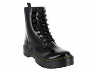 Botas de Combate MELI&ANA Charol Negro para Mujer