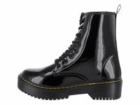 Botas de Combate MELI&ANA Charol Negro para Mujer