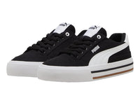 Tenis PUMA Court Classic Vulc Negro y Blanco para Niño