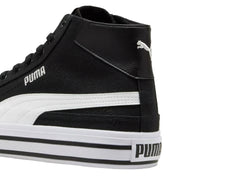 Tenis PUMA Court Classic Vulc Mid Negro y Blanco para Hombre