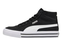 Tenis PUMA Court Classic Vulc Mid Negro y Blanco para Hombre