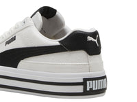 Tenis PUMA Court Classic Vulc Blanco y Negro para Niño