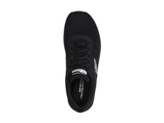 Tenis Skechers Track Negro con Blanco para Mujer
