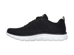 Tenis Skechers Track Negro con Blanco para Mujer