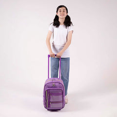Mochila con Ruedas para Niña Chenson Chey Morada
