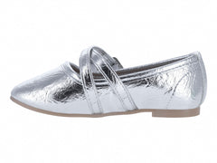 Zapatos Planos 4EVER Meteorito Plata para Niña