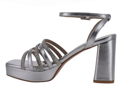 Sandalias Roze Plata para Mujer
