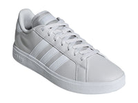 Tenis Adidas Grand Court Base 2.0 Gris y Blanco para Hombre