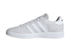 Tenis Adidas Grand Court Base 2.0 Gris y Blanco para Hombre