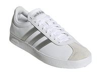 Tenis Adidas VL Court Base Blancos y Plateados para Mujer