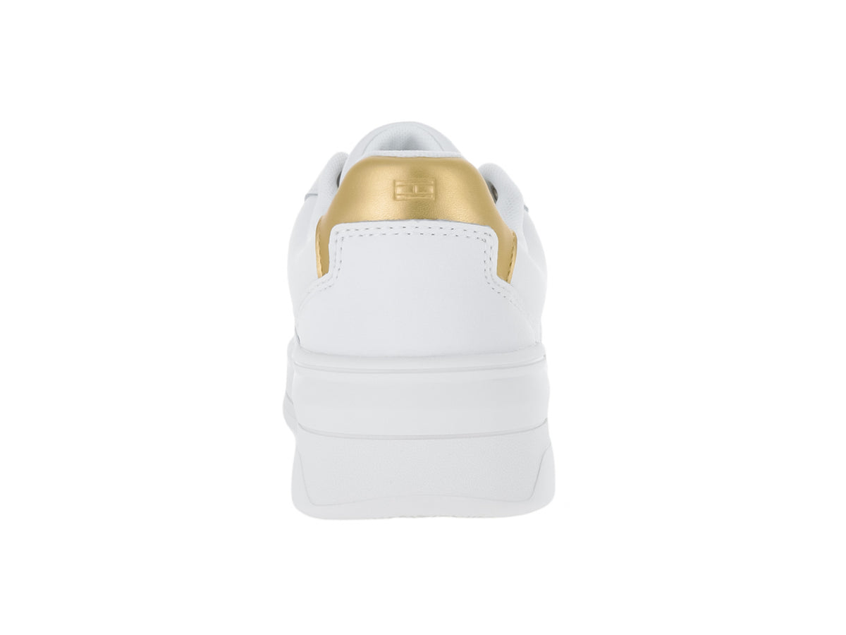 Tenis Tommy Hilfiger Essential Basket Ecru para Mujer