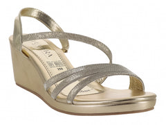 Sandalias Eluviera Oro Inglés para Mujer