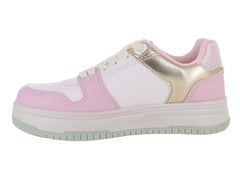 Tenis Clasben Triana Blanco Rosa para Niña