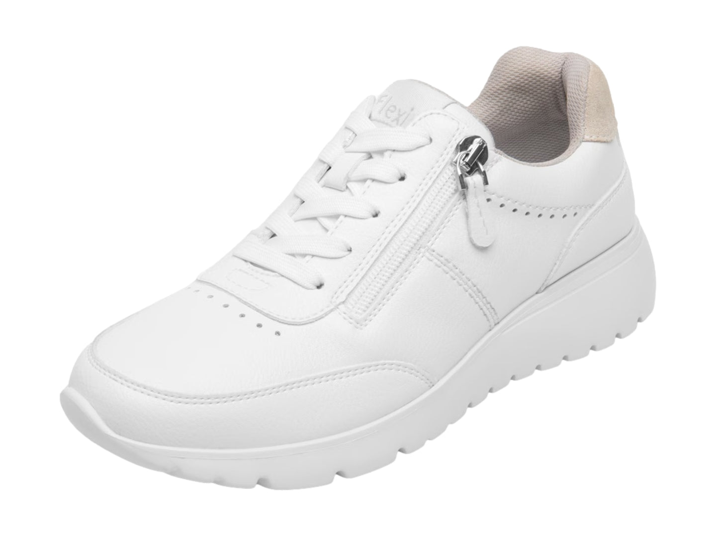 Tenis Flexi Blanco Dama 129701 Para Mujer