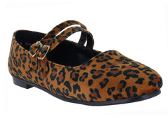 Lady Paulina Zapatos Planos Leopardo para Mujer
