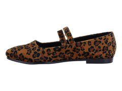 Lady Paulina Zapatos Planos Leopardo para Mujer