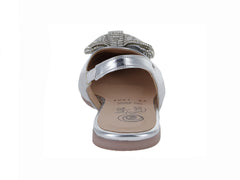 Zapatos Flats Ballerina Luna Rosa Color Plata para Mujer