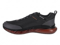 Tenis MAKENA Oxford Gris y Naranja para Niño