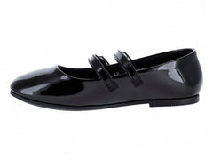 Zapatos Planos de Charol Negros Tropicana para Niña