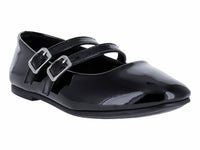 Zapatos Planos Tropicana Negros de Charol para Niña