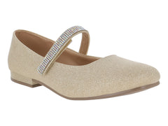 Zapatos Planos Tropicana Color Oro para Niña