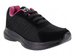 Tenis GIZER Negro con Fucsia para Niña