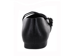 Zapatos Planos Luna Rosa Negros para Mujer