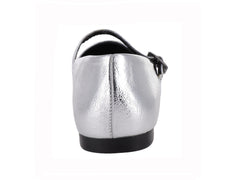 Zapatos Planos Luna Rosa Plata para Mujer