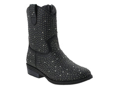 Botas Vaqueras Tropicana Negro Fantasía para Niña