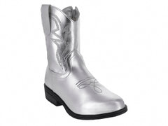 Botas Vaqueras Tropicana Plata para Niña