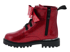 Botas Tropicana Rojo con Brillos para Niña