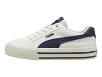 Tenis PUMA Court Classic Vulc Blanco y Azul para Niño
