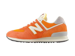 Tenis New Balance 574 Color Naranja para Hombre