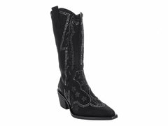 Botas Vaqueras ROZE Negro para Mujer