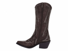 Botas Vaqueras Roze Marrón para Mujer